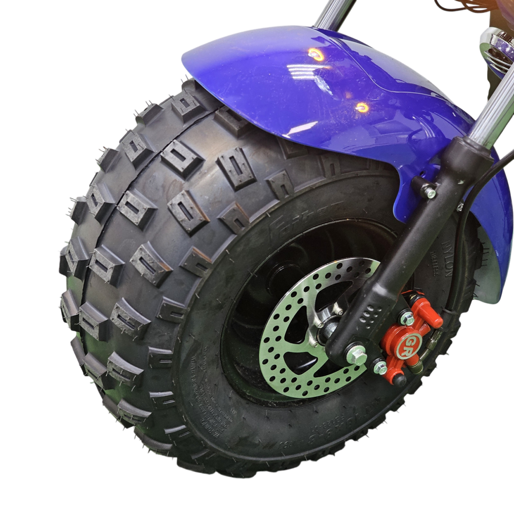 Электроскутер Citycoco GT X7 PRO Синий (2000W) Off Road 8
