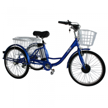 Электровелосипед GreenCamel Трайк-24 V2(R24 250W 48V 12Ah) Синий
