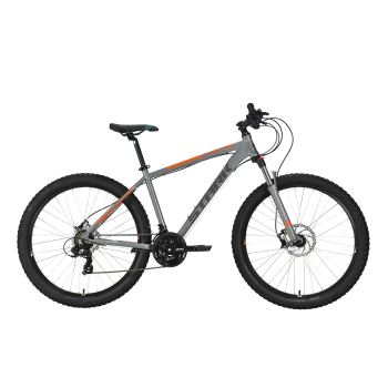 Велосипед Stark'22 Hunter 27.2+ HD серый/оранжевый 18"