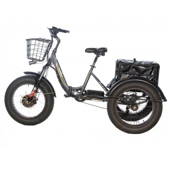 Электровелосипед электрический трицикл фэтбайк E-motions FAT Panda 20 (750W 15Ah)