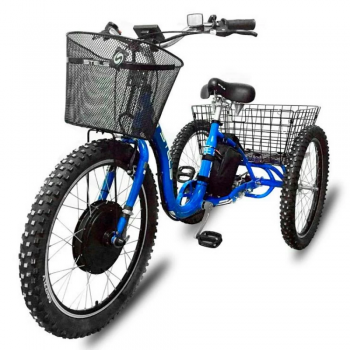 Электровелосипед электротрицикл Horza Stels Trike 24-T2 1500W