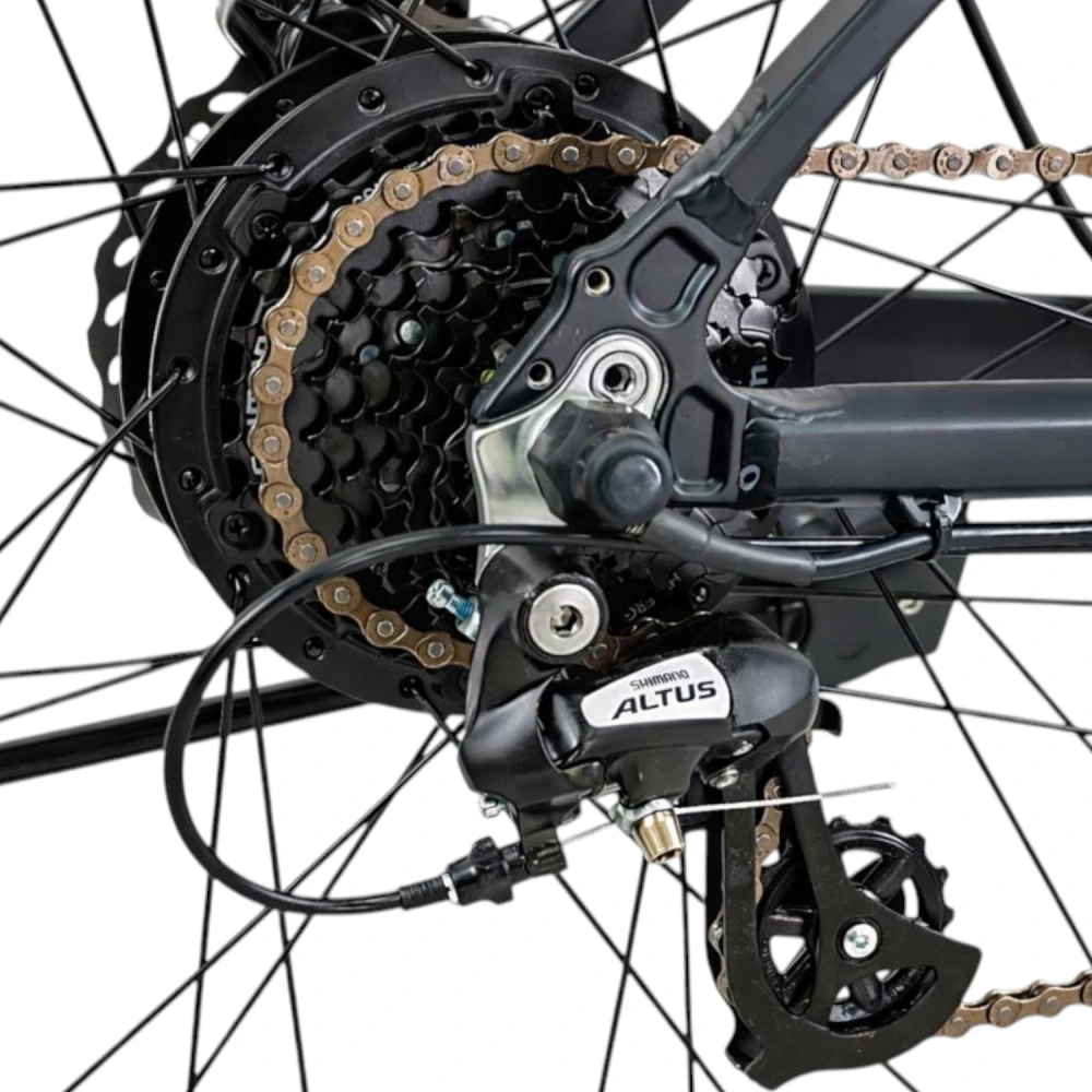 Электровелосипед Eltreco Ultra MAX GT Зелёный-матовый 10